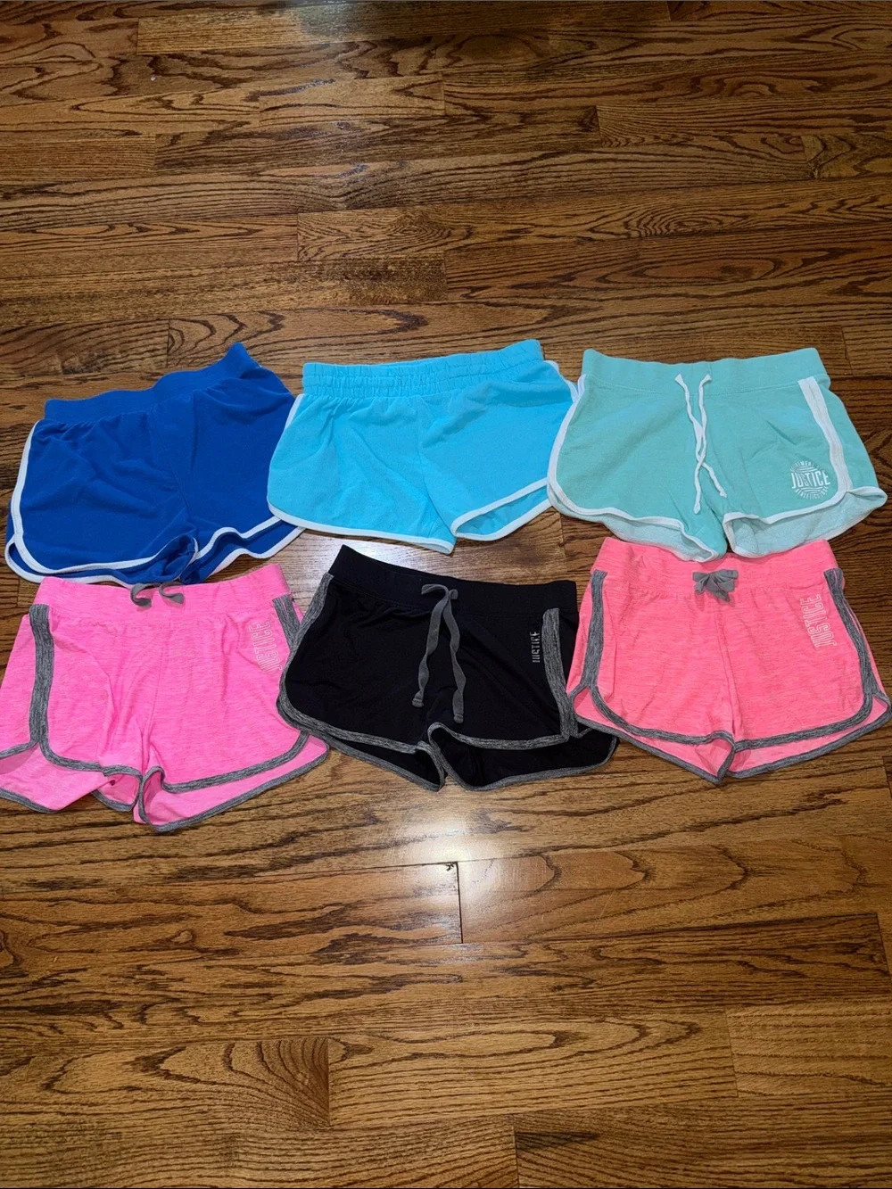 Girls bundle of 6 shorts various brands and colors size 10-12 EUC